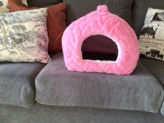 NEW cat/dog bed with handle dans Accessoires  à Saskatoon