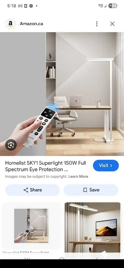 Homelist SKY1 Superlight Floor Lamp, View more