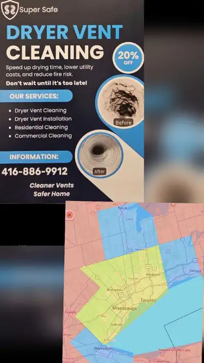 SUPER SAFE Dryer Vent Cleaning & Vent Cover Repairs, View more