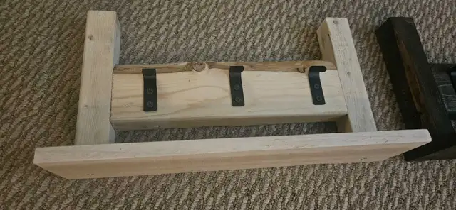 wooden shelf with hooks in Storage & Organization in St. Catharines - Image 6