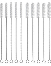 New Drinking Straw Cleaner Brush Set 10 Pack