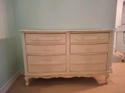 Antique White Dresser - solid wood, View more