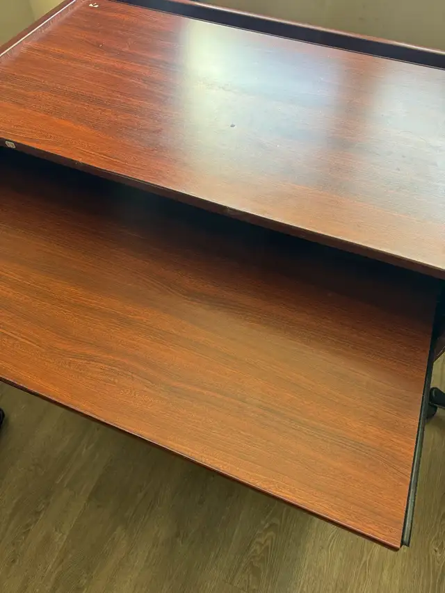 Pure solid wood desk computer desk movable in Desks in Charlottetown - Image 3