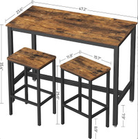 Counter Height Table and Stools