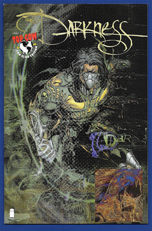 The Darkness #1 (1996) Top Cow Fan Club Variant + Bonus NM-MINT in Comics & Graphic Novels in Stratford