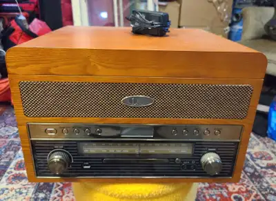 Victrola 8-in-1 Bluetooth Record Player, View more