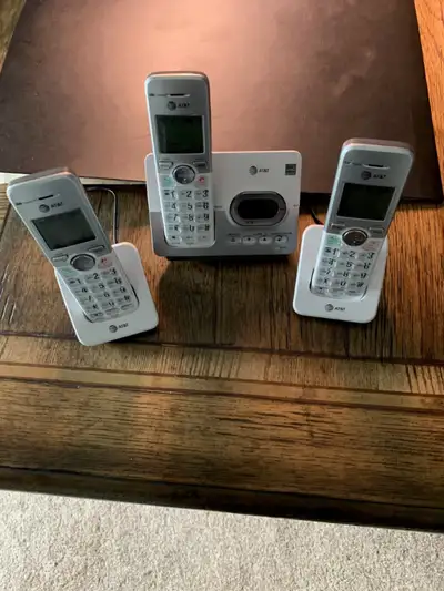 AT&T 2-Handsets Cordless Phone System with Answering System, View more