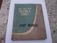 1960-1962 Ford Falcon & Mercury Comet Shop Manual