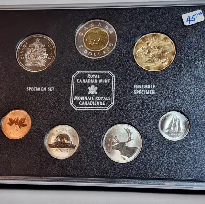 2002 CANADA SPECIMEN SET WITH FAMILY OF LOONS DOLLAR, View more