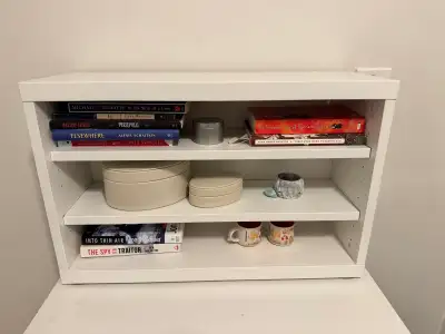 White Ikea Shelving Unit, View more
