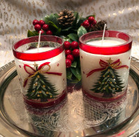 Beautiful Handmade Soy Christmas Candles - ONLY 1 LEFT!!