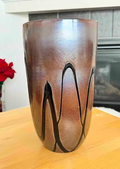 Tall Unique Glass Vase, View more