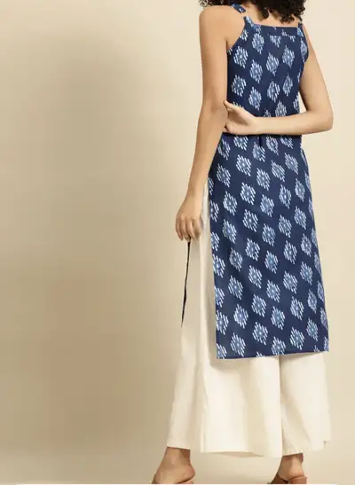 sleeveless kurta, View more