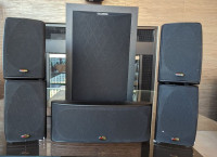 Polk Audio Home Theater Speaker System + Sony Receiver