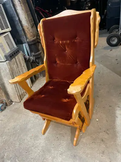 Wooden Glider Rocking Chair, View more