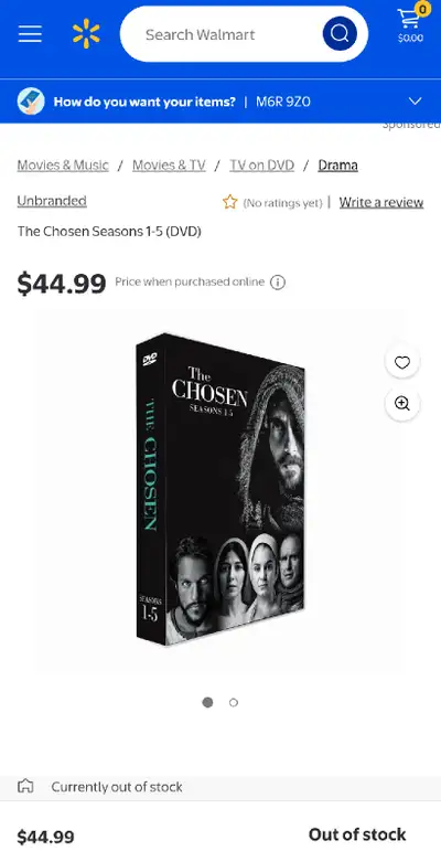 The Chosen Seasons 1-5 DVD, View more