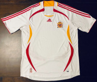 2006-2007 Very Rare Spain World Cup Away Soccer Jersey - Size XL