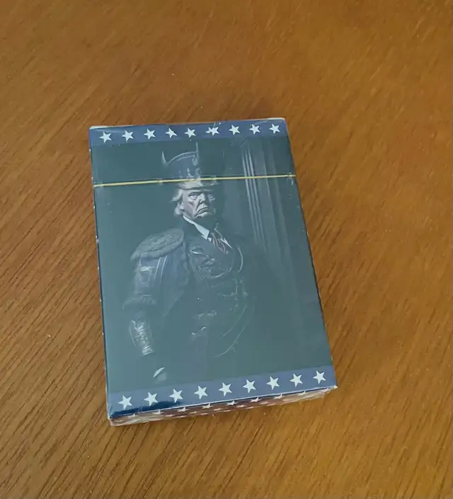 Donald Trump playing cards