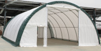 Abri de Stockage en Dôme 30'x40'x15' (450g PVC)