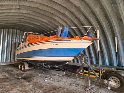 1986 SeaRay 268 Cabin Cruiser > well maintained & very clean > transport cover & full canopy, with u...