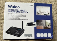 *BRAND NEW* Wuloo Intercoms Wireless Home 10ft Range (4pcs)