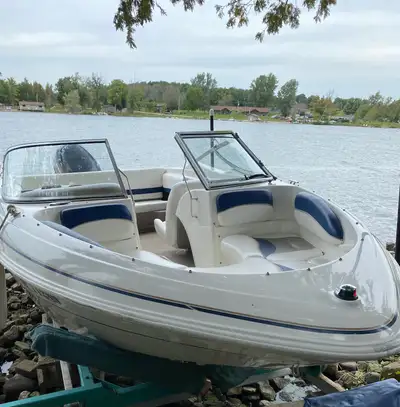 Selling our family boat after years on Chesley Lake. It's been a good one. 2001 Glastron SX 170 with...