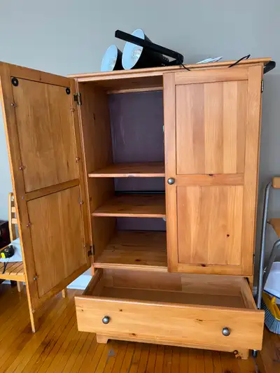 Solid wood dresser, View more