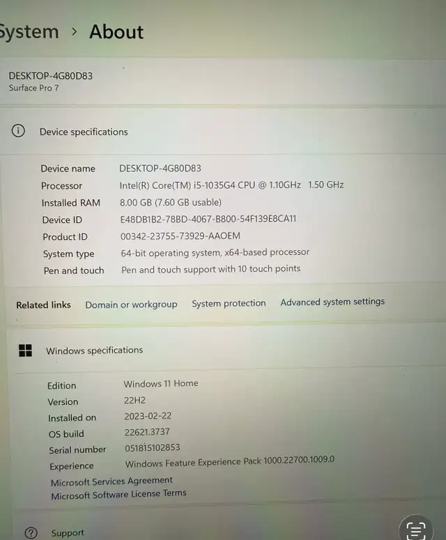 Microsoft Surface Pro 7 | Laptops | City of Toronto | Free local ...
