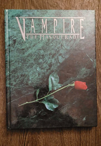 Vampire the Masquerade RPG Book