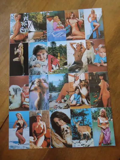 Publicité Modèles  Nus Nudes Calendrier Calendar 1960, View more