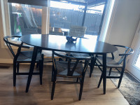  Dining table with five chairs  