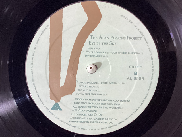 THE ALAN PARSONS PROJECT (EYE IN THE SKY) VINYL ALBUM in Arts & Collectibles in Winnipeg - Image 10