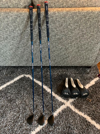 Wishon Fairway Woods, 3,5, 7, with top of the Line Accra shafts