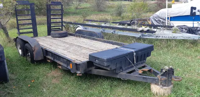 Tandem axle Trailer Float ideal for skidsteer or smaller tractor in Cargo & Utility Trailers in Mississauga / Peel Region - Image 9