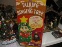 CHRISTMAS TREE POTTED ANIMATED, TALKING, SINGING. LIKE NEW