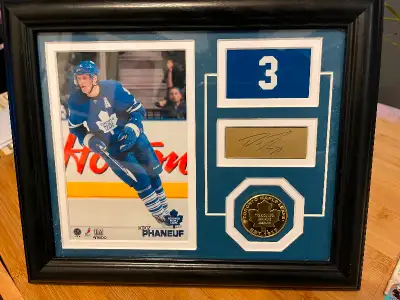 DION PHANEUF #3 Certificate of Authenticity's on the back of picture frame $30 Firm