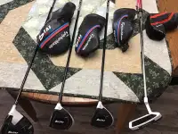 Complete set of TM M4 woods and M6 irons