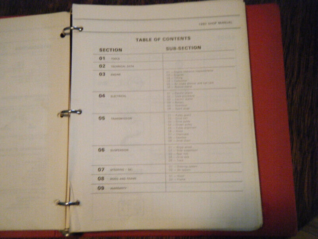 Bombardier Snowmobiles Shop Manual 1980 in Other in Oakville / Halton Region - Image 2