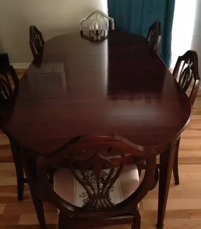 Gibbard Solid Mahogany Dining Room Set, View more