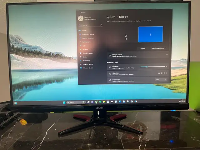Acer 27” LCD Monitor in Monitors in Ottawa - Image 2