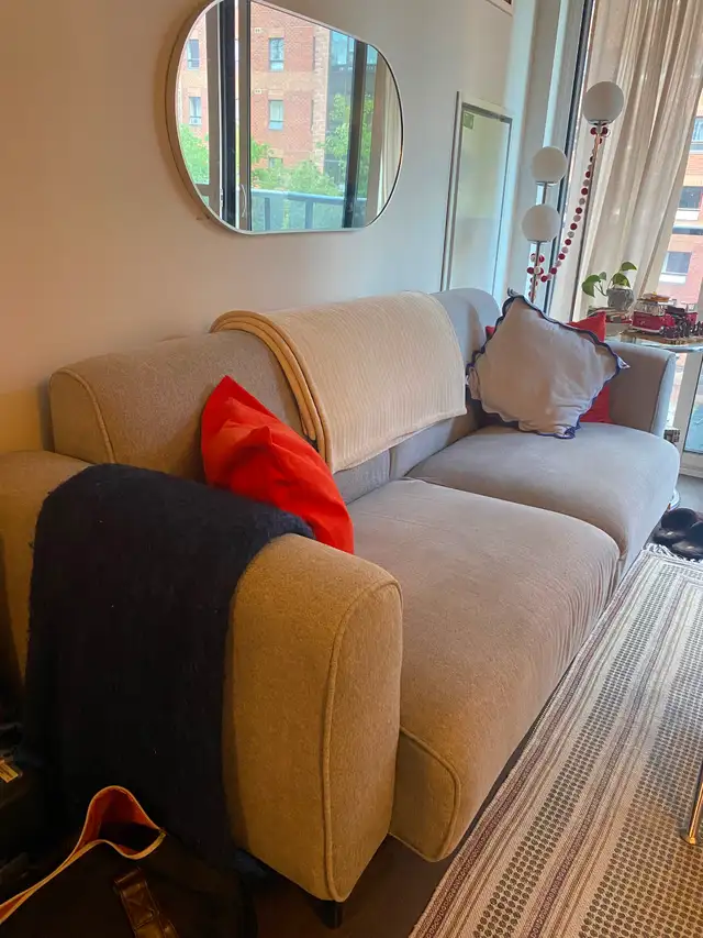 Moving Out Sale - Grey Structube Couch in Couches & Futons in City of Toronto - Image 3