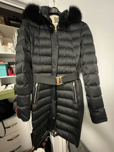 Burberry Down Filled Jacket with Fur Trim, View more