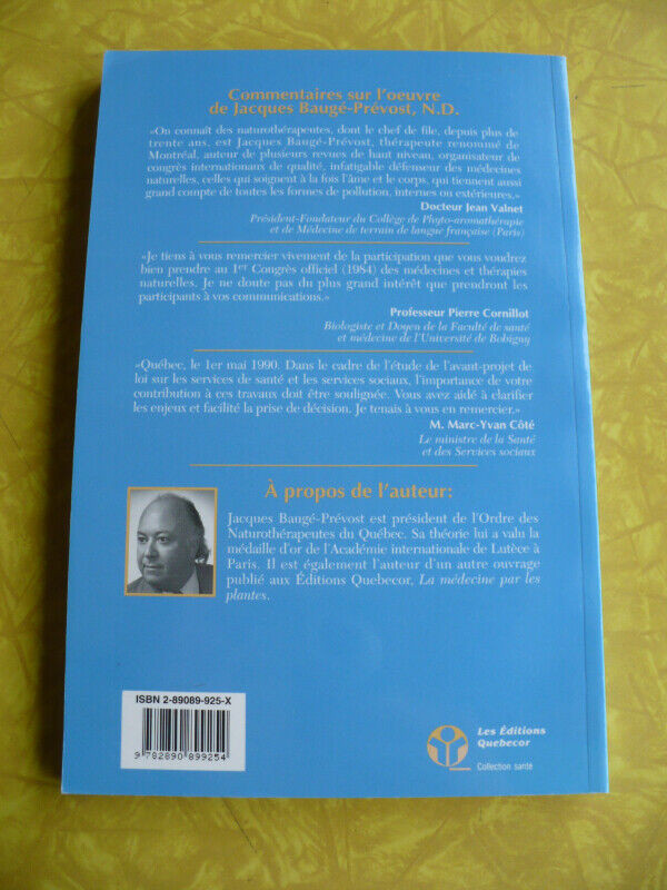GUERIR PAR LA MEDECINE NATURELLE ( JACQUES BAUGÉ-PRÉVOST N.D. ) dans Manuels  à Longueuil/Rive Sud - Image 2