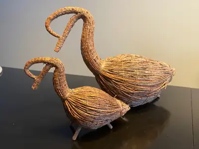 Tamarack twig Goose decoys, View more