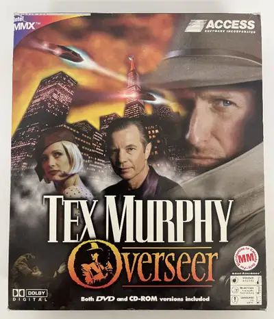 Title: Tex Murphy: Overseer Publisher: Access Software, Inc. Year: 1997 Format: CD-ROM or DVD System...