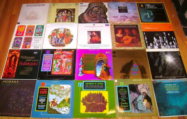 50 Classical Religious Vinyl Records