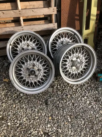 Set of 4. 5x4.5 in great condition 16x7.5 have a set of 225 60 r16 all season tires that can include...