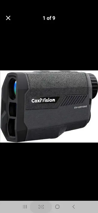 CoxiVision Golf Rangefinder with Slope, 1300 Yards High-Precision Range Finder, 6X Magnification, Fl...