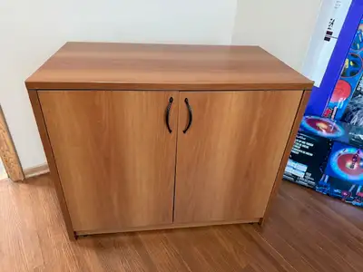 This small cabinet is in very good conditions. Closes well and it is solid. Dimensions are 36 inches...