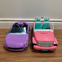 Barbie doll cars